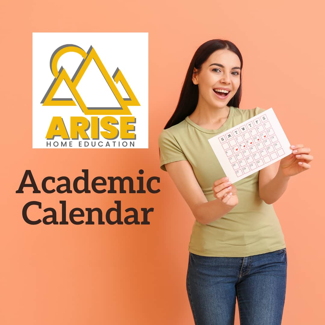 imge of female holding academic calendar