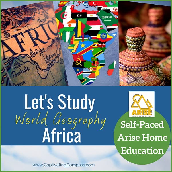 image of self-paced world geography Africa at AriseHomeEducation.com