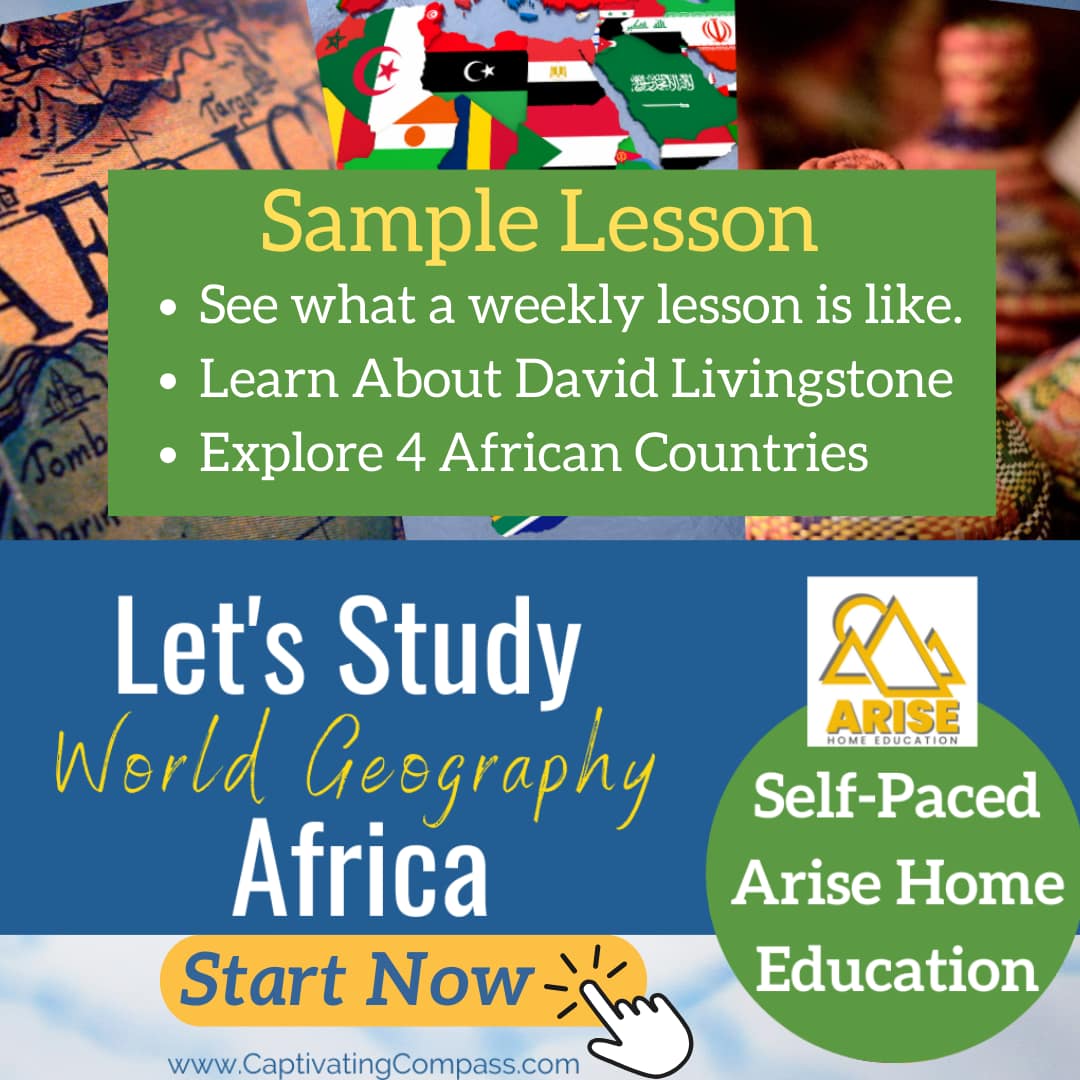 Africa Worksheets & Self\pace Geography Course